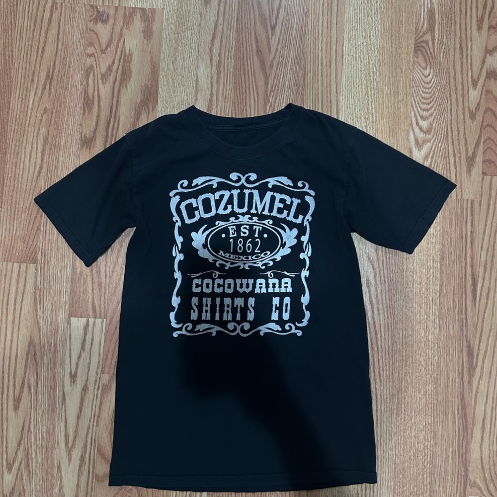 Cozumel Black Vintage Tee